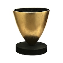 Vitale Fiber Glass Vazo Gold 36x30x42 Cm Ak.wlt0430 Vitale Fiber Glass Vazo Gold 36x30x42 Cm Ak.wlt0430