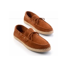 Bambi Taba Leather Erkek Espadril E01395409702 Taba Bambi Taba Leather Erkek Espadril E01395409702 Taba