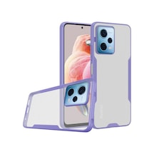 Note 12 5g Kılıf Platin Silikon - Lila