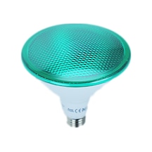 Ecolite 8W 220-240V E27 Par38 Yeşil Cam Led Ampul
