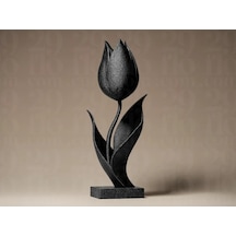 Lale Dekor Figur Carbon Pla Malzeme Ev Dekorasyon 14cm