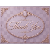 Vintage Gold Thank You Kartı 100 Adet Premium Paket Içi Teşekkür Kartı 8x5 Cm