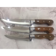 El Dövmesi Kurban Bıçağı Seti Fatih 1453 El Yapımı Yatağan