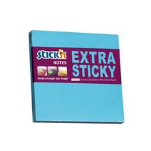 Hopax Stıckn Yapışkanlı Not Kağıdı Extra 90 Yp 76X76 Neon Mavi 21