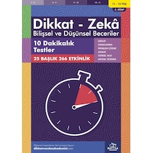 On Dakikalık Testler 11 - 12 Yaş - Bilişsel ve Düşünsel Beceril