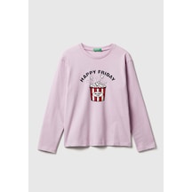 United Colors Of Benetton Benetton Kız Çocuk Uzun Tshırt Pembe United Colors Of Benetton Benetton Kız Çocuk Uzun Tshırt Pembe