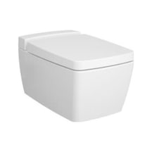 VitrA Metropole Asma Klozet 7672b003-1687 Rim-ex - Gizli Montajlı - 56 Cm - Taharet Borulu - Entegre Musluklu - Taharet Borusu Girişi Sıva Altı Uygula