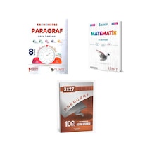 2027 Limit 8. Sınıf Paragraf Lgs Kronometre Soru + Matematik El Kitabı + Anla Kazan Paragraf Deneme 3'lü Set