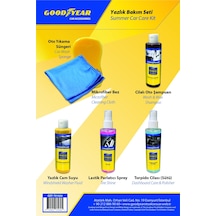 Gdy 701024 Goodyear Goodyear Oto Bakım Seti Cilalı Oto Şampuanı-lastik Parlatıcı-torpido Cilası