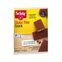 Schar Glutensiz Çikolatalı Gofret Fındıklı 3x35g 2'li Ekonomik Paket Avantaj Paketi Mıchu