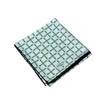 Mim Eşarp Emilya Rayon Desenli Eşarp 90x90 Cm Beyaz - Siyah