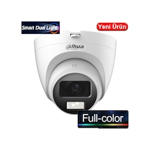 Dahua Hac-t1a21-u-ıl 2mp 2.8mm 4ın1 Ip67 Plastik Smart Dual Led Full Color Hdcvı Dome Kam-30mt