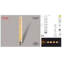 Cata Ct-4302 6 Watt Rustik Led Ampul Lamba Aydınlatma