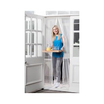 Mıknatıslı Kapı Sinekliği, Sinek Böcek Tutucu, Beyaz Tül Sineklik, Sivrisinek Ağı, Balkon Kapısı, Sürgülü Kapı, Teras Kapısı İçin Mıknatıslı Perde 105 Cm Diğer