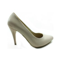 Çarıkçım Stiletto Kadın Ayakkabı Pudra 61 700