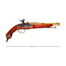 Denix Dekoratif Perküsyon Tabanca 38 Cm, Brescia İtalya 1825