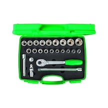 Elta 1115 Altı Köşe Lokma Anahtar Takımı 24 Parça  1/2''