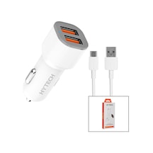 Hytech Hy-x46 15.5w 1mt Kablo 3a Araç Type-c Kablolu Dual-port Çakmaklık Şarj Başlık Set Oto - 6'li Paket Diğer