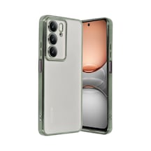 Realme C75 4g Kılıf Razer Lensli Silikon - Yeşil 0.2M-Çok Renkli