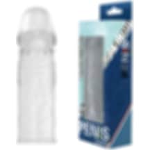 Truva Shop Penis Sleeve Kristal Damarlı Uzatmalı Şeffaf Silikon Penis Kılıfı