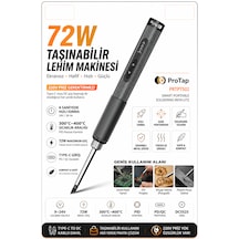 Protap Ts02 Lite 72w Taşınabilir Lehim Makinesi 300-400 C Pıd Isı Kontrollü Type-c Giriş 6 Saniyede Isınma