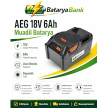 Bataryabank Aeg 18v 6ah Li-ion Muadil Matkap Bataryası