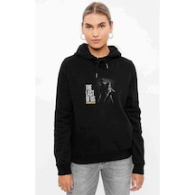 The Last Of Us Remastered Baskılı Siyah Kadın Kapşonlu Sweashirt (534672337)