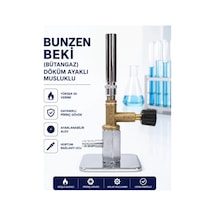 Bunzen Beki Bütangaz Döküm Ayaklı Musluklu