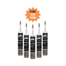 Selsil Genel Amaçlı Beyaz Silikon 280gr 12'li Koli