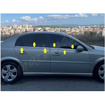Db Chrome Opel Vectra C Cam Çıtası Nikelajı 2002-2009 4 Parça  P.Ç