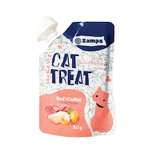 2 Adet Zampa Puding Kedi Ödülü - Dana Etli & Morina Balıklı - 80g