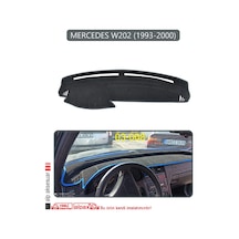 Mercedes W202 1993-2000torpido Koruma Halısı Gri Kenar