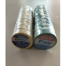 Elektrik Bantı Sarı Ve Yeşil - 10 Arlı Paket - 2 Adet 20 Adet