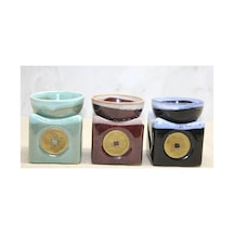 Seramik Buhurdanlık Tütsülük Buhurdanlık 9x9 Cm