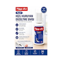 Sıvı Silici Daksil 1 Adet Tipp-ex 20 Ml Fırçalı Sıvı Düzeltici Daksil Yazı Düzeltici Okul Ofis Büro Fırça Uçlu Daksil