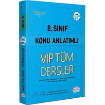 8.Sınıf VIP Tüm Dersler Konu Anlatımlı  -  Mavi Kitap -  Editör