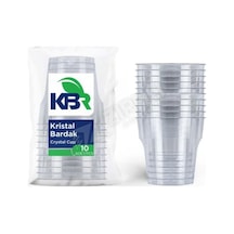 Kbr Kristal Bardak 10'lu Çok Renkli