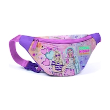 Coral High Kids Pembe Mor Fashion Girl Desenli Bel Çantası 11507 Lila