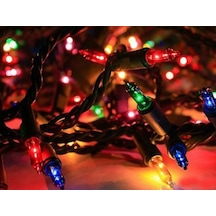 Dekoratif Led Işık 100 Led Priz Girişli Parti Süsleme Ledi Noel