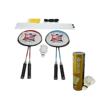 Delta Badminton 4 Raketi File-Demiri 6 Kaz Tüyü & 3 Plastik Topu
