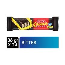 Ülker Bitter Çikolatalı Gofret 36 Gr X 24'lü Paket 4'li Paket