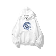 Startmore Unisex Party Queen Sweatshirt Beyaz Beyaz