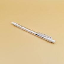 Faber-castell Econ 0.7 Mm Uçlu Kalem Şeffaf Gövdeli Otomatik Kalem Beyaz