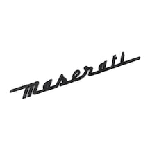 Maserati Piano Black Bagaj Yazısı 3m 3d Abs Maserati Gransport