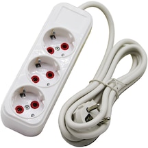 3lü 2mt Uzatma Kablo Grup Priz Go50609301460 Diğer