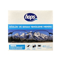 Hops Gözlük Temizleme Mendili 40'lı 6'li Avantaj Paketi Mıchu