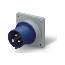 Scame IP44 Makine Fişi (Düz) 3  x  16 A (2P+E) Monofaze