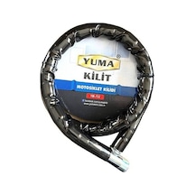Yuma Ym-752 Motorsiklet Kilidi Anahtarlı Körüklü Siyah Boy : 120cm-çap : 22mm Evimdeyokyok