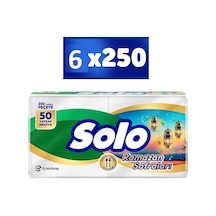 Solo Süper Peçete 250 Li X 6 Paket