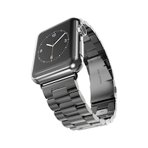 Apple Uyumlu  Watch  38mm Kordon Klipsli Metal Kordon 04-a